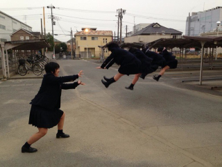 Illustration for article titled Latest Japanese Schoolgirl Trend: Fake Dragon Ball Attacks